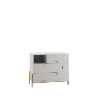 Chest of drawers with 3 drawers (Cube collection)